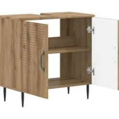 vidaXL Badkamer wastafelkast ARNHEM Sonoma Eiken 82 x 41 x 59 cm