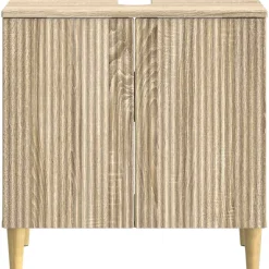 vidaXL Badkamer wastafelkast ARNHEM Sonoma Eiken 59,5 x 31,5 x 59 cm