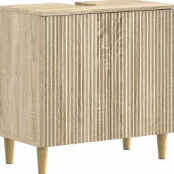vidaXL Badkamer wastafelkast ARNHEM Sonoma Eiken 59,5 x 31,5 x 59 cm