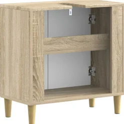 vidaXL Badkamer wastafelkast ARNHEM Sonoma Eiken 59,5 x 31,5 x 59 cm