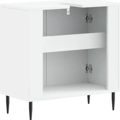vidaXL Badkamer wastafelkast HAARLEM Wit 59,5 x 31,5 x 59 cm