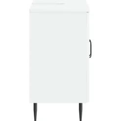 vidaXL Badkamer wastafelkast HAARLEM Wit 59,5 x 31,5 x 59 cm