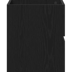vidaXL Badkamerwastafelkast Zwart Eiken 41x38,5x45 cm Bewerkt Hout