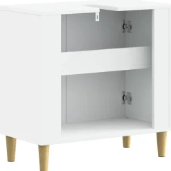 vidaXL Badkamer wastafelkast ARNHEM Wit 59,5 x 31,5 x 59 cm