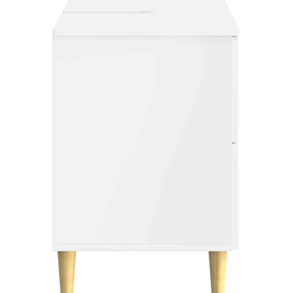 vidaXL Badkamer wastafelkast ARNHEM Hoogglans Wit 82 x 41 x 59 cm