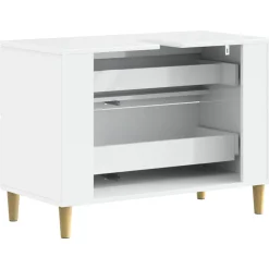 vidaXL Badkamer wastafelkast ARNHEM Hoogglans Wit 82 x 41 x 59 cm