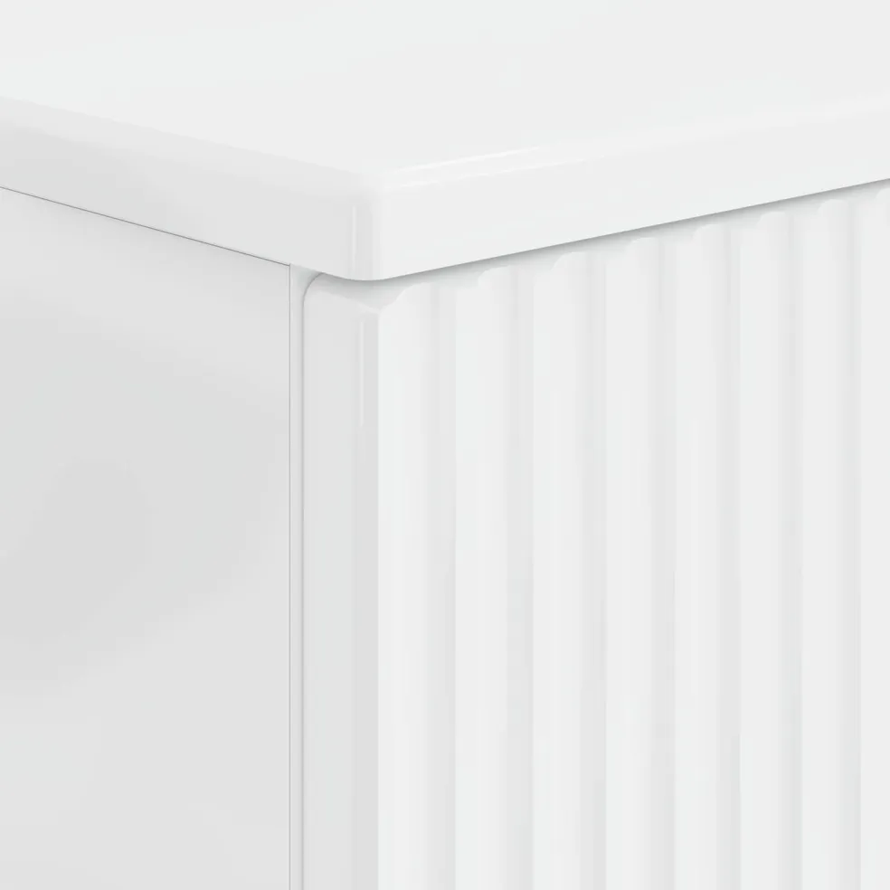 vidaXL Badkamer wastafelkast ARNHEM Hoogglans Wit 82 x 41 x 59 cm