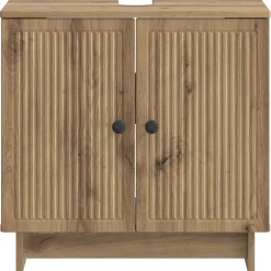 vidaXL Badkamer wastafelkast EDE Artisanaal eiken 59,5 x 31,5 x 59 cm