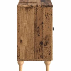 vidaXL Badkamer wastafelkast ALKMAAR Oud hout 59,5 x 31,5 x 59 cm