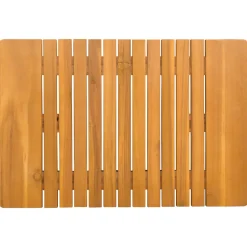 vidaXL Badmat Naturel 59 x 40 cm Massief Acaciahout