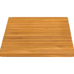 vidaXL Badmat Naturel 59 x 40 cm Massief Acaciahout