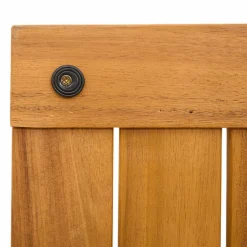 vidaXL Badmat 2 st Naturel 60 x 40 cm Massief Acaciahout