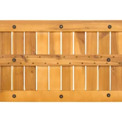 vidaXL Badmat 2 st Naturel 60 x 40 cm Massief Acaciahout