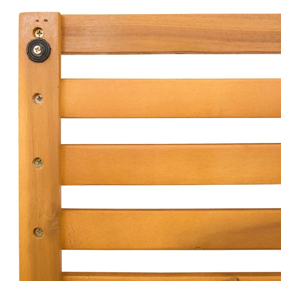 vidaXL Badmat 2 st Naturel 56 x 37 cm Massief Acaciahout