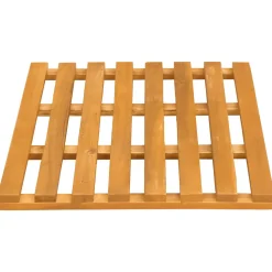 vidaXL Badmat 2 st Naturel 56 x 37 cm Massief Acaciahout