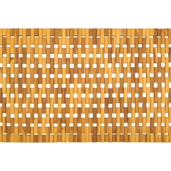 vidaXL Badmatten Naturel 65 x 100 cm Massief Acaciahout