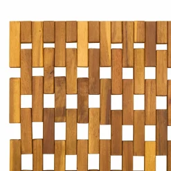 vidaXL Badmatten Naturel 65 x 100 cm Massief Acaciahout