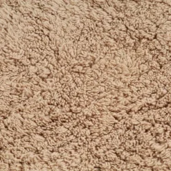 vidaXL Badmattenset stof beige 2-delig