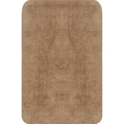 vidaXL Badmattenset stof beige 3-delig