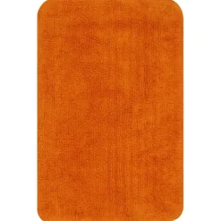 vidaXL Badmattenset stof oranje 2-delig