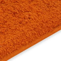 vidaXL Badmattenset stof oranje 2-delig