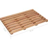 vidaXL Badmatten 2 st massief acaciahout 56x37 cm