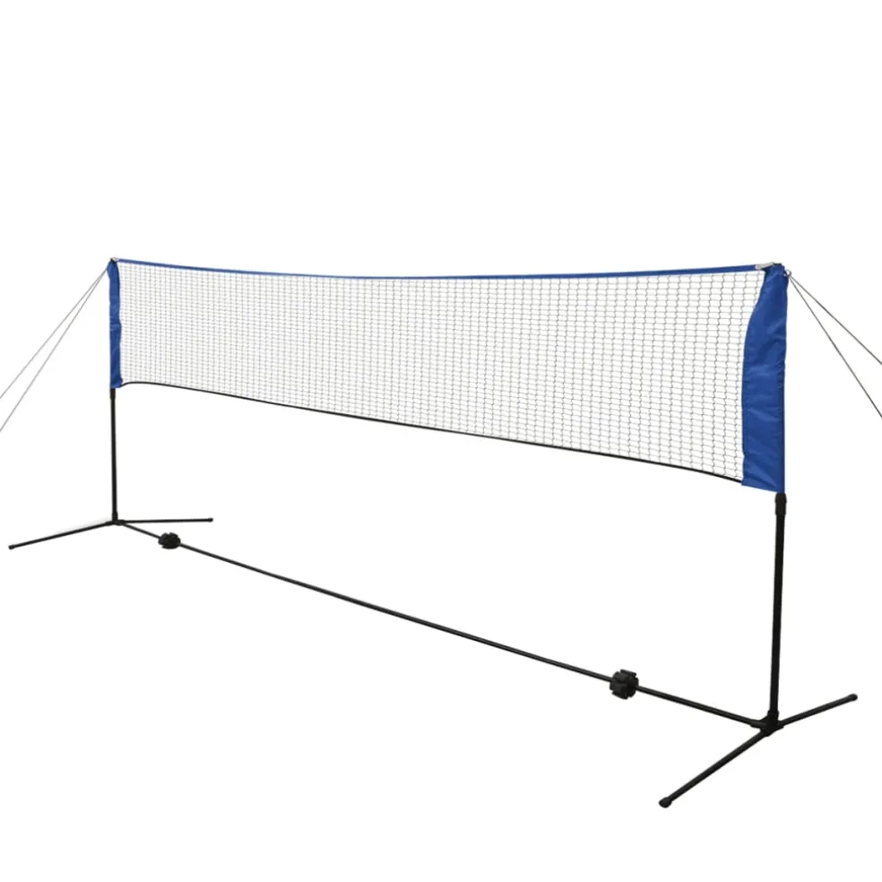 vidaXL Badminton net met shuttles 300x155 cm