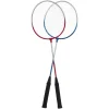 vidaXL Badmintonset met 4 rackets en net 620x151 cm