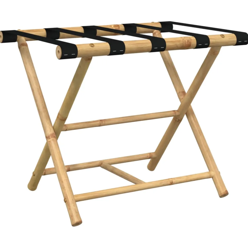 vidaXL Bagagerek inklapbaar 62x42x50,5 cm bamboe