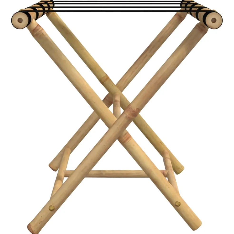 vidaXL Bagagerek inklapbaar 62x42x50,5 cm bamboe