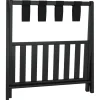 vidaXL Bagagerek 68x38x58 cm bamboe zwart
