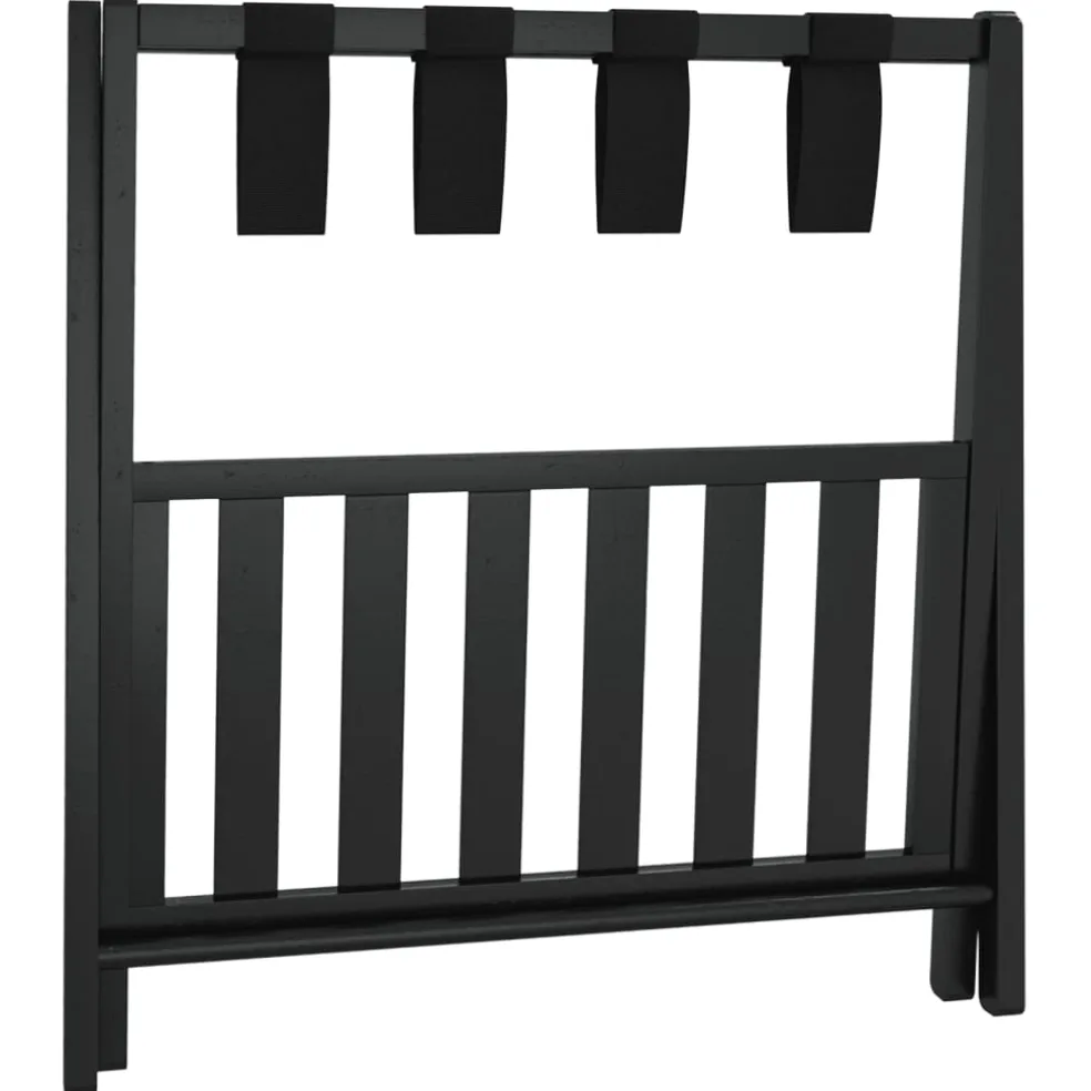 vidaXL Bagagerek 68x38x58 cm bamboe zwart