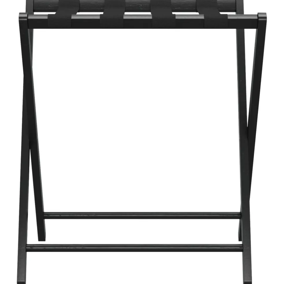 vidaXL Bagagerek 68,5x38x58 cm bamboe zwart