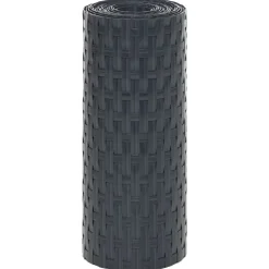 vidaXL Balkonschermen 10 st 255x19 cm poly rattan antracietkleurig