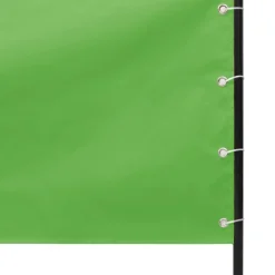 vidaXL Balkonscherm 100x240 cm oxford stof lichtgroen