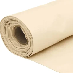 vidaXL Balkonscherm 600x90 cm PVC crèmekleurig