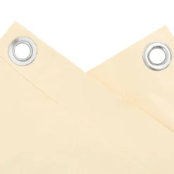 vidaXL Balkonscherm 600x90 cm PVC crèmekleurig