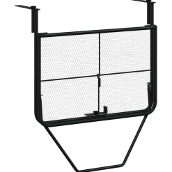 vidaXL Balkontafel 60x40 cm staal zwart