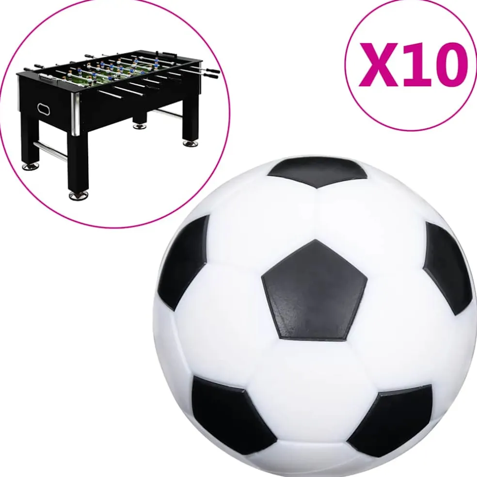 vidaXL Ballen voor voetbaltafel 10 st 32 mm ABS
