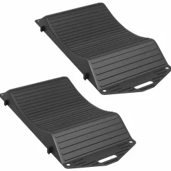 vidaXL Bandenbesparende 2 st Zwart 44 x 20 x 4 cm PP