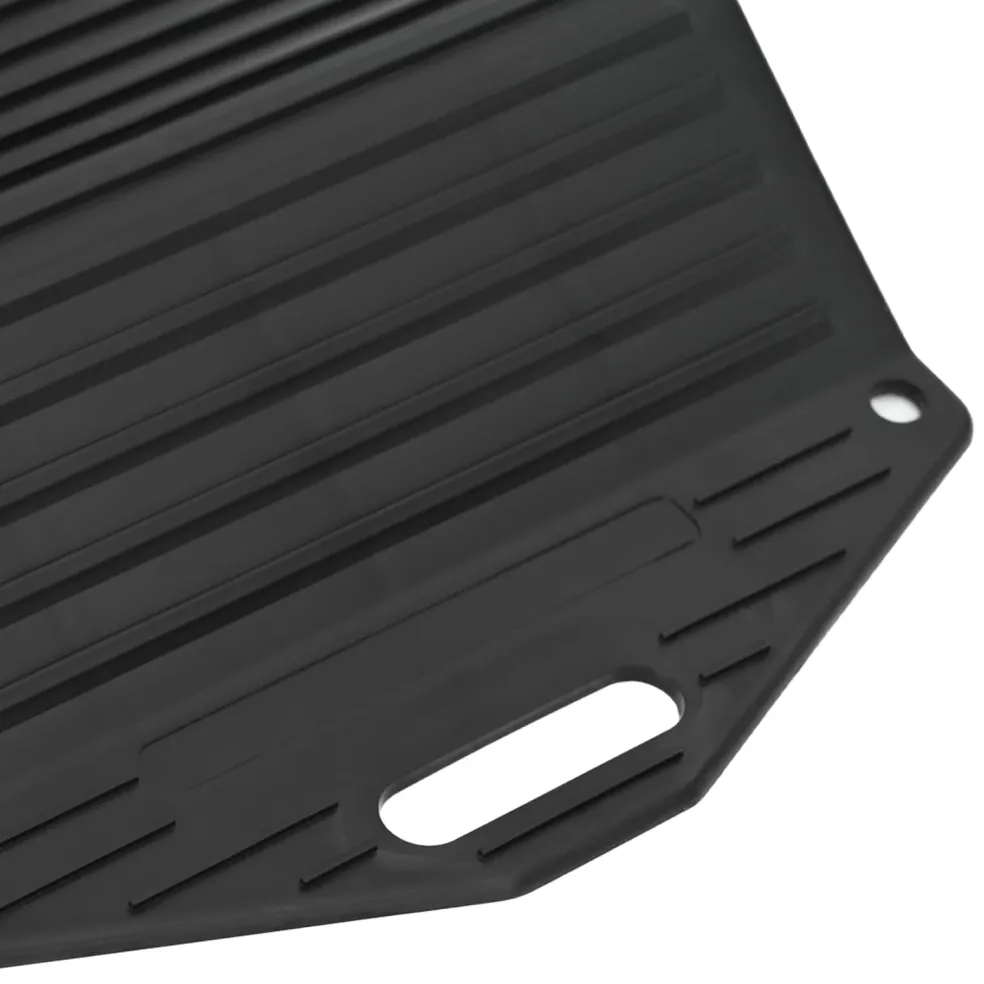 vidaXL Bandenbesparende 2 st Zwart 44 x 20 x 4 cm PP