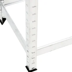 vidaXL Bandenrekken 2-laags 3 st 110x40x110 cm staal zilverkleurig