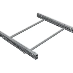 vidaXL Bandenrek staal zilverkleurig