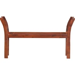 vidaXL Bank 111 cm massief acaciahout