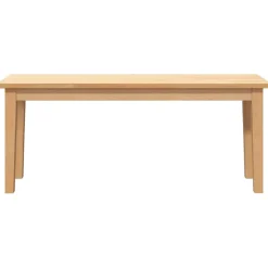 vidaXL Bank 110 cm massief hout rubber