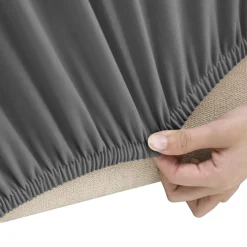 vidaXL Bankhoes stretch polyester jersey antraciet