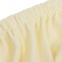 vidaXL Bankhoes stretch polyester jersey crèmekleurig