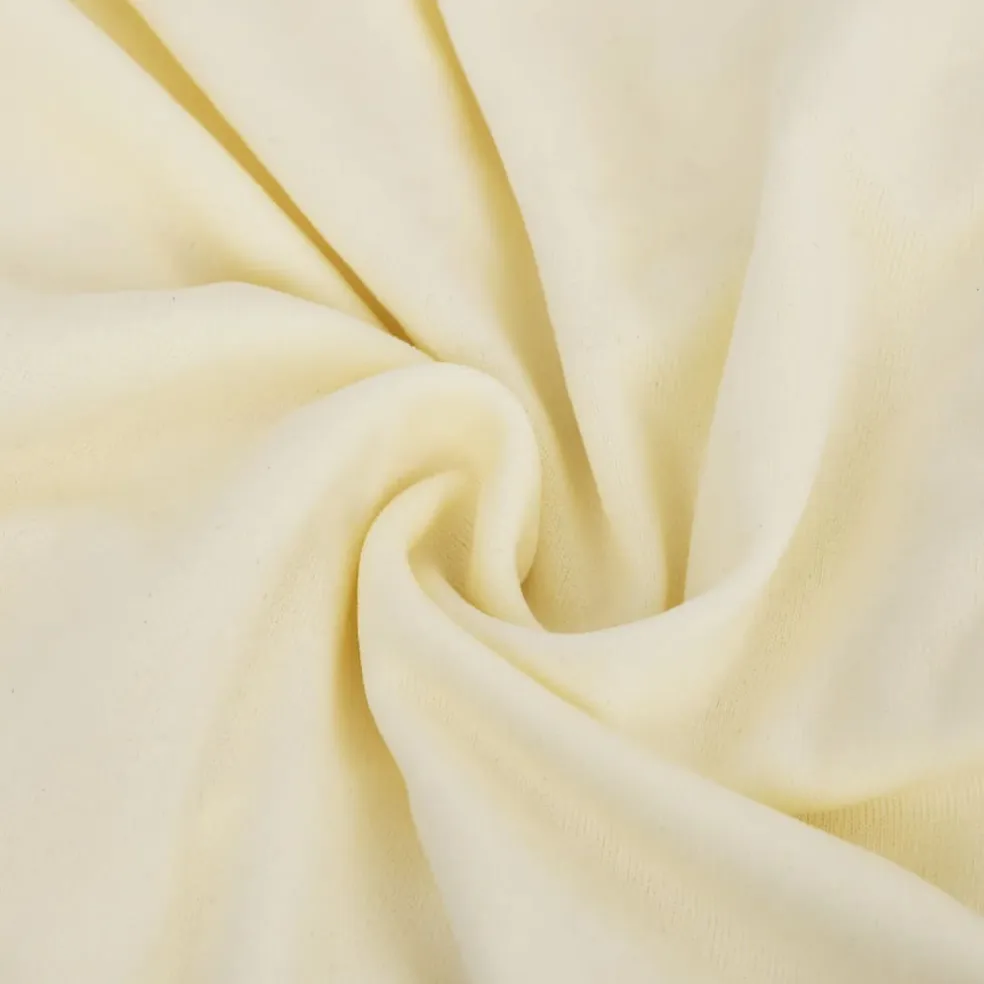 vidaXL Bankhoes stretch polyester jersey crèmekleurig