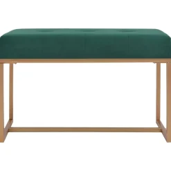vidaXL Bankje 80 cm fluweel groen