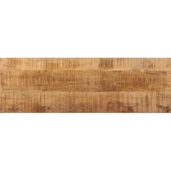 vidaXL Bankje 110 cm massief ruw mangohout en staal